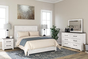 Ashley Furniture Gerridan Nightstand with wood finish, featuring a single drawer and open shelf for bedroom storage.