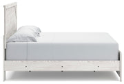 Ashley Furniture Gerridan bedroom set with a bed, nightstands, and dresser in a modern bedroom scene.