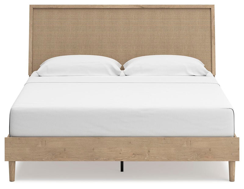 Ashley Furniture Cielden bedroom set with a headboard, showcasing a stylish bed frame and coordinating bedroom furniture.