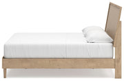 Ashley Furniture Cielden bedroom set with a bed, nightstands, and dresser in a modern bedroom scene.