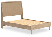 Ashley Furniture Cielden Bedroom Set featuring a bed, matching nightstands, and dresser in a modern bedroom scene.