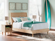 Ashley Furniture Cielden bedroom set with matching bed, nightstands, and dresser in a modern bedroom layout.