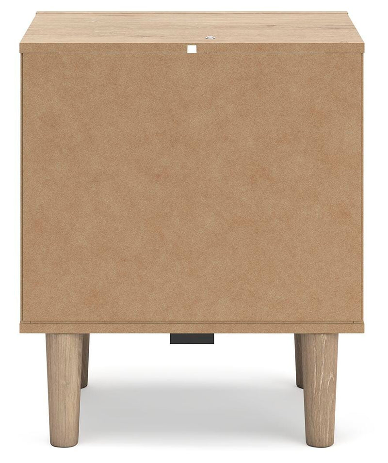 Ashley Furniture Cielden Bedroom Set featuring a bed frame with a headboard, matching nightstands, and bedroom decor.
