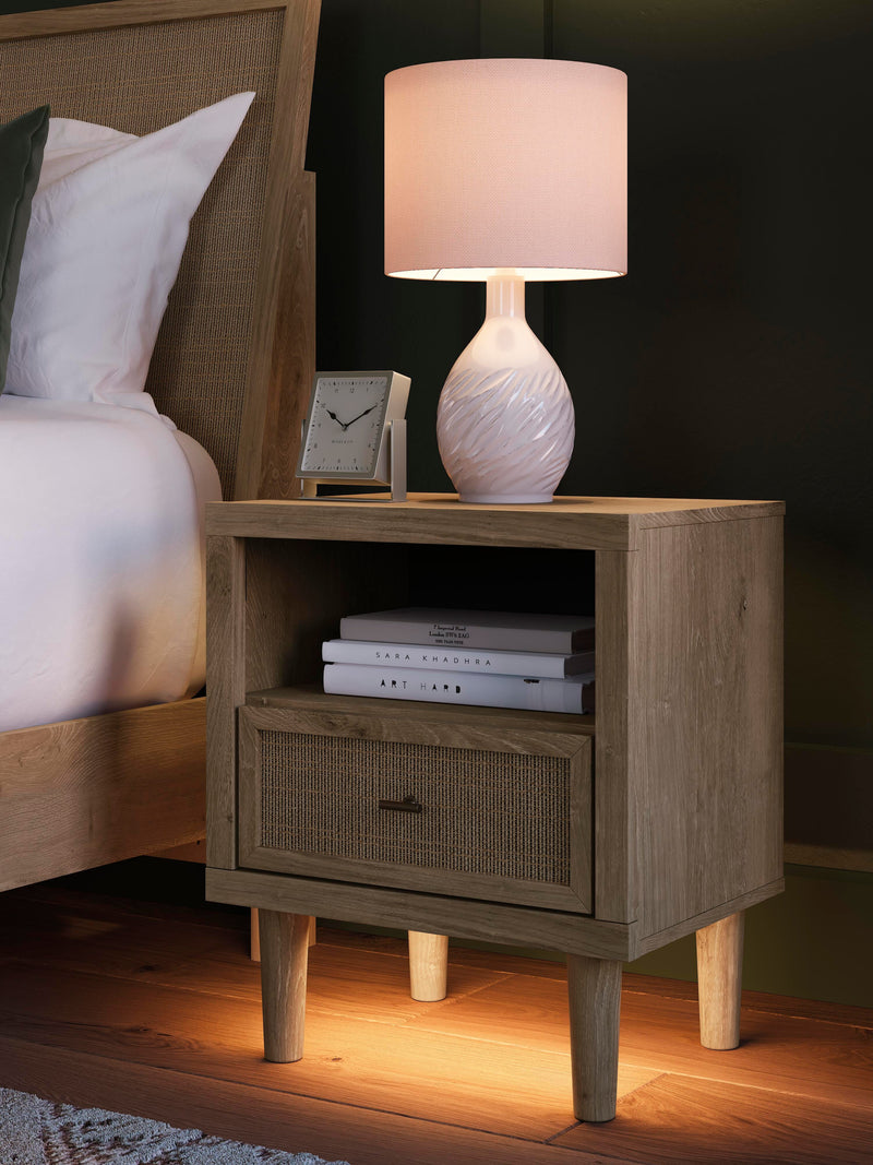 Ashley Furniture Cielden bedroom set featuring a stylish bed frame, matching nightstands, and coordinated bedroom furniture.