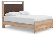 Ashley Furniture Kinlanni bedroom set featuring a coordinated bed frame, nightstands, and dresser in a modern, stylish design.