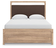 Ashley Furniture Kinlanni bedroom set featuring a bed with a headboard, matching nightstands, and a coordinated bedroom design.