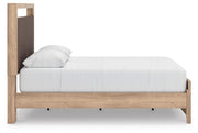 Ashley Furniture Kinlanni bedroom set featuring a modern bed frame, nightstands, and matching bedroom furniture in a stylish design.