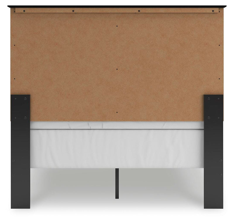 Ashley Furniture Maribel Bed with a stylish upholstered headboard and elegant design, shown in a modern bedroom setting.