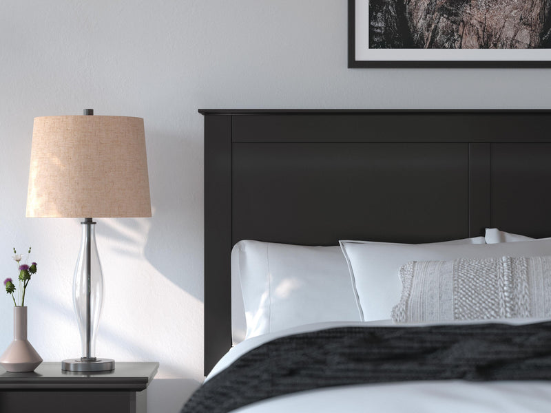 Ashley Furniture Maribel Bed with detailed wood finish and elegant design, showcasing a stylish and comfortable bedroom centerpiece.