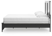 Ashley Furniture Maribel Bed with dark wood finish, showcasing a stylish and sturdy bedroom bed with elegant design details.