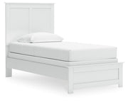 Ashley Furniture Bostwick Shoals Bed with a dark wood finish, showcasing a stylish, modern bedroom centerpiece with clean lines and elegant design.