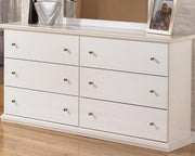 Ashley Furniture Bostwick Shoals youth dresser with multiple drawers, wooden finish, and modern design for kids' bedroom storage.