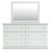 Ashley Furniture Bostwick Shoals bedroom set featuring a modern bed with a headboard in a stylish bedroom setting.