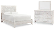 Ashley Furniture Paxberry youth bedroom set with a bed, dresser, and nightstand in a modern design.