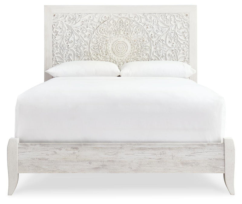 Ashley Furniture Paxberry youth bedroom set featuring a headboard, bed frame, and matching furniture in a modern bedroom setting.