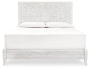 Ashley Furniture Paxberry youth bedroom set with bed frame, dresser, and nightstand in a modern bedroom setup.