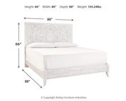 Ashley Furniture Paxberry youth bedroom set featuring a bed, dresser, and nightstand with a rustic wood finish.