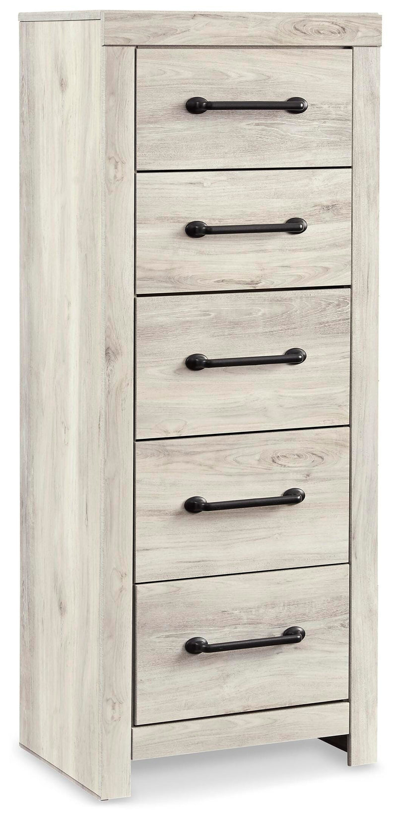 Ashley Furniture Cambeck narrow chest of drawers with sleek design, featuring multiple drawers and a modern wood finish.