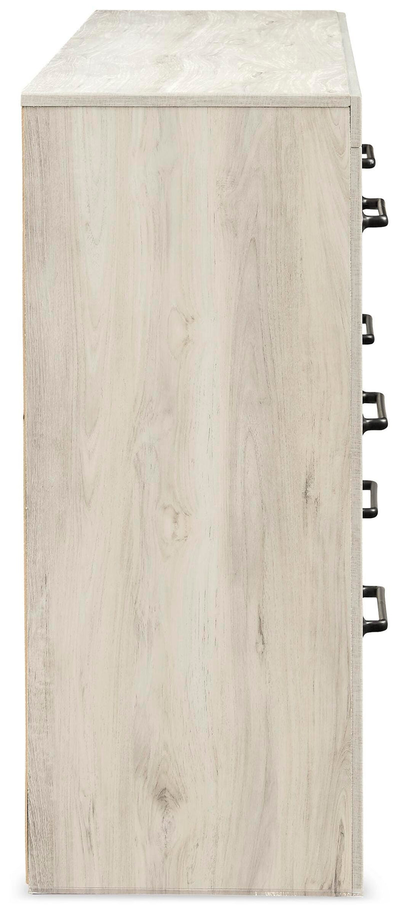 Ashley Furniture Cambeck Dresser with sleek wood finish and multiple drawers, shown in a modern bedroom setting.