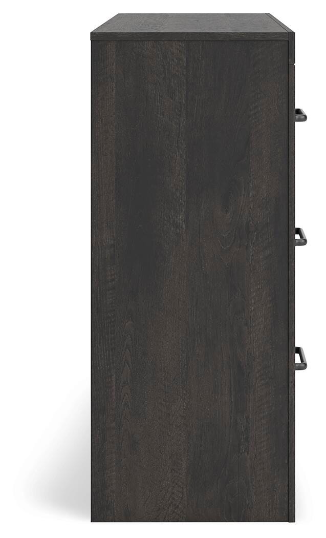 Ashley Furniture Hollivern dresser and mirror set, featuring a stylish wooden dresser with an attached mirror for bedroom storage.