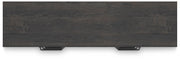Ashley Furniture Hollivern dresser with matching mirror, featuring a sleek wood finish and modern design.