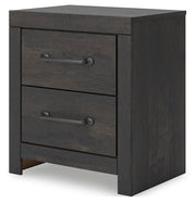 Ashley Furniture Hollivern bedroom set with a modern bed frame, matching nightstands, and coordinated bedroom furniture in a stylish design.