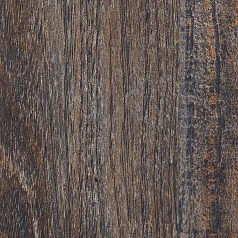 Ashley Furniture Drystan bedroom mirror with a sleek wooden frame, reflecting a modern, stylish bedroom setting.