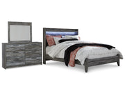 Ashley Furniture Baystorm youth bedroom set with bed frame, dresser, and nightstand in a modern wood finish.