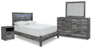 Ashley Furniture Baystorm youth bedroom set featuring a bed, dresser, and nightstand with modern design and neutral finishes.
