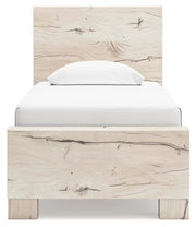 Ashley Furniture Lawroy Bed with a sleek headboard and elegant design, shown from a front angle.