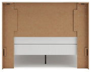 Ashley Furniture Lawroy Bed with dark wood finish, showcasing a stylish bed frame with a headboard and footboard design.