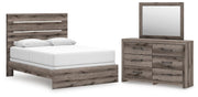 Graystorm bedroom set by Ashley Furniture featuring a modern bed, matching nightstands, and coordinating bedroom furniture.