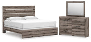 Graystorm bedroom set by Ashley Furniture featuring a gray finish, with a bed, nightstands, and matching bedroom furnishings.