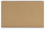 Graystorm dresser and mirror set from Ashley Furniture, featuring a sleek gray finish and modern design, with the mirror attached.