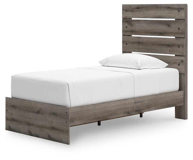 Graystorm bedroom set by Ashley Furniture featuring a modern bed frame, matching nightstands, and coordinated bedroom furniture.