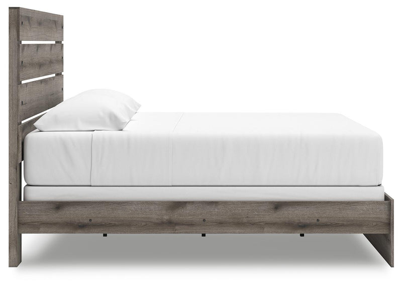 Graystorm bedroom set by Ashley Furniture featuring a modern bed frame, matching nightstands, and a stylish bedroom decor.