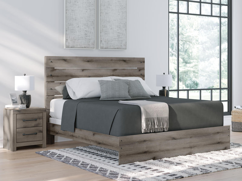 Graystorm bedroom set by Ashley Furniture featuring a modern bed frame, matching nightstands, and coordinated bedroom furniture.