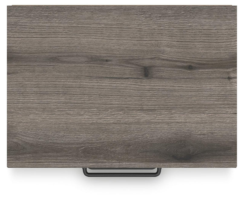 Graystorm bedroom set by Ashley Furniture featuring a bed, nightstands, and matching bedroom furniture in a modern design.