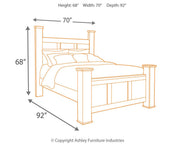 Ashley Furniture Juararo bedroom set featuring a bed frame, matching nightstands, and dresser in a stylish, contemporary design.