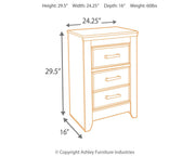 Ashley Furniture Juararo nightstand with wood finish, featuring a single drawer and open shelf for bedroom storage.
