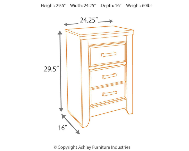 Ashley Furniture Juararo bedroom set with a modern bed frame, matching nightstands, and a stylish dresser in a contemporary bedroom setting.