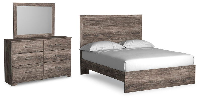 Ashley Furniture Ralinksi bedroom set with a stylish bed frame, matching nightstands, and coordinated bedroom furniture.