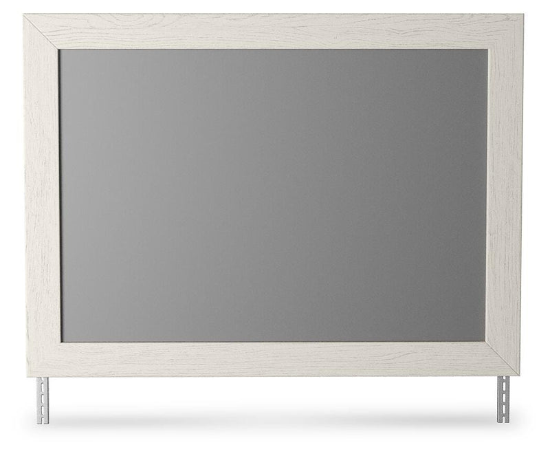 Ashley Furniture Stelsie bedroom mirror, rectangular mirror with a sleek frame, designed for stylish bedroom decor.