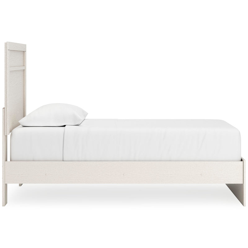 Ashley Furniture Stelsie Bed with a stylish design, shown from the side view in a modern bedroom setting.