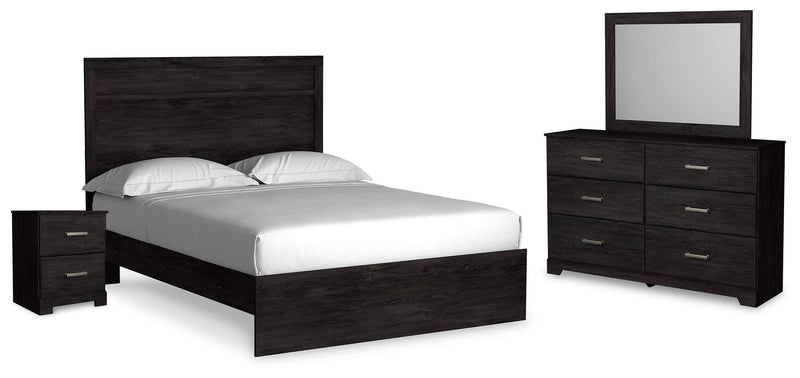 Ashley Furniture Belachime bedroom set with a modern bed frame, matching nightstands, and elegant bedroom furniture in a stylish design.