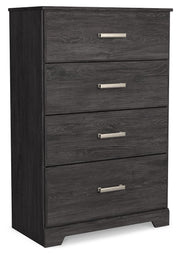 Ashley Furniture Belachime chest of drawers, wooden storage chest with multiple drawers, angled view showcasing classic design.