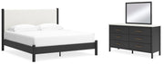 Ashley Furniture Cadmori bedroom set featuring a modern bed frame, matching nightstands, and stylish bedroom decor.