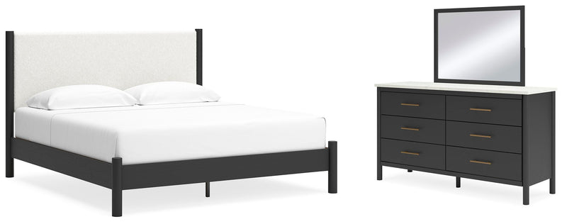 Ashley Furniture Cadmori bedroom set featuring a modern bed frame, matching nightstands, and stylish bedroom decor.