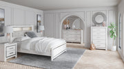 Ashley Furniture Altyra bedroom set featuring a stylish bed, matching nightstands, and coordinated bedroom furniture pieces.