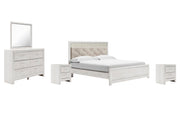Ashley Furniture Altyra bedroom set featuring a stylish bed frame, matching nightstands, and elegant bedroom furniture.